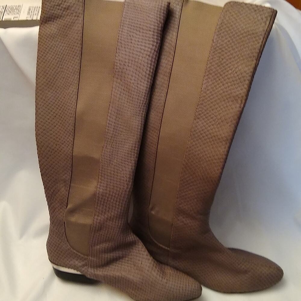 ABS women's size 7.5 leather tan boots.